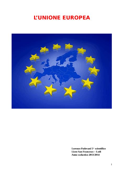 unione europea tesina ragioneria|Tesina maturità l'euro e l'unione europea .